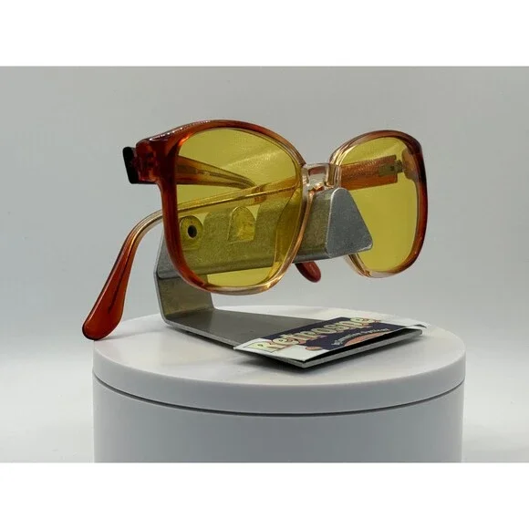 Retro Sunglasses 70s Yellow Tinted Glasses Vintage Aviator